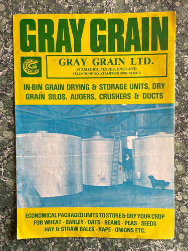 Gray grain bin drying - grain,