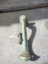 VINTAGE BRASS DOOR KNOCKER AND