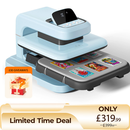 Auto heat press machine - heat, 2