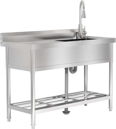 Commercial kitchen sink - kitchen,
