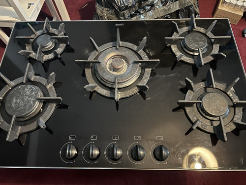 Miele burner gas hob - hob, black