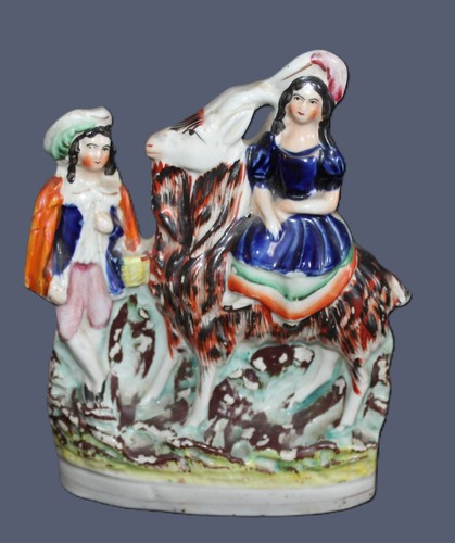 Antique staffordshire pottery - staffordshire,