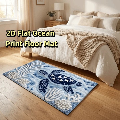 Sea turtle entryway mat - entryway,