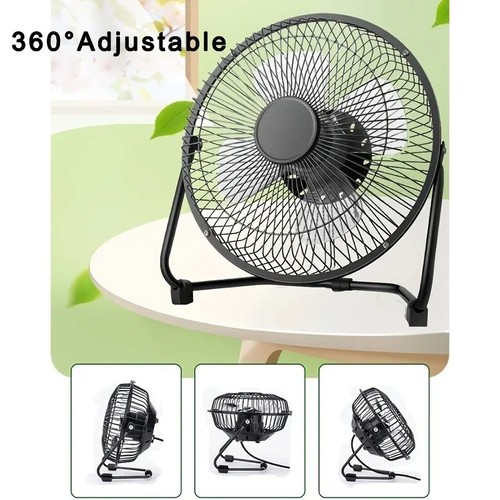 Metal floor fan high - metal,