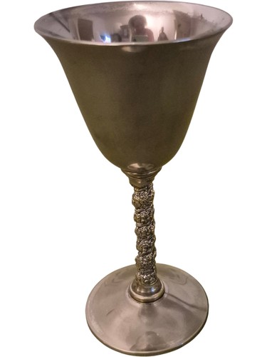 Vintage silver plated goblet - vintage,