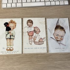 “MABEL LUCIE ATTWELL” 3 x VINTAGE POSTCARDS INCLUDING SOME EARLY EXAMPLES. LOOK