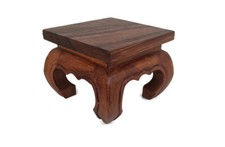 Small Vintage carved wood Low