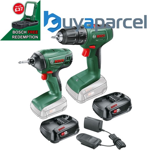 Bosch 18v cordless twin pack - 18v,