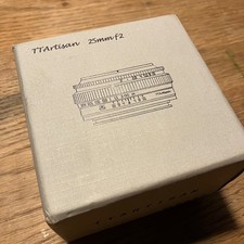 TT artisan 25mm F2 lens -