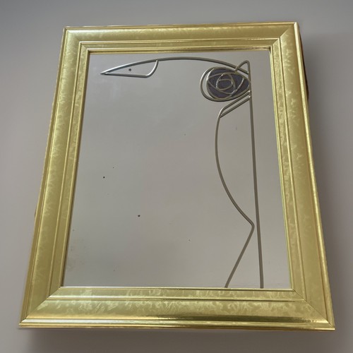 Gold framed mirror charles - gold,
