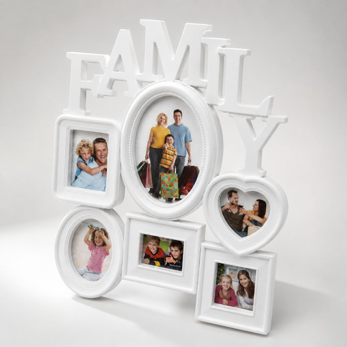 Family photo frame - family,