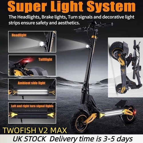 Twofish foldable scooter - foldable, e-scooter,10"