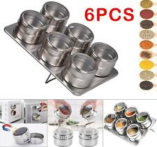 Magnetic Spice Rack 6Pcs Set