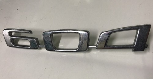 Peugeot 604 boot badge - boot, badge/