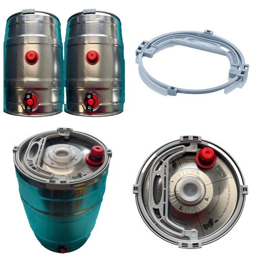 Mini beer keg tap - keg, built