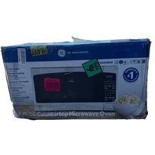GE Countertop Microwave 2.0 cu. ft. 1200 Watt Black Stainless Steel NEW w/DENTS
