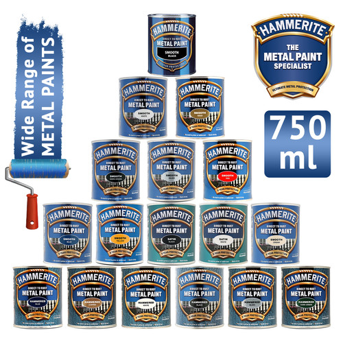 Hammerite 750ml metal paint - hammerite,