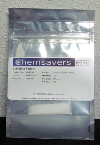 Rubidium sulfate - sulfate,, 99.95+%