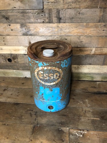 Vintage esso can litre 5 - vintage, litre/