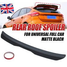 Matte Black 99cm Universal Rear Upper Boot Trunk Spoiler Lip Extension Wing UK
