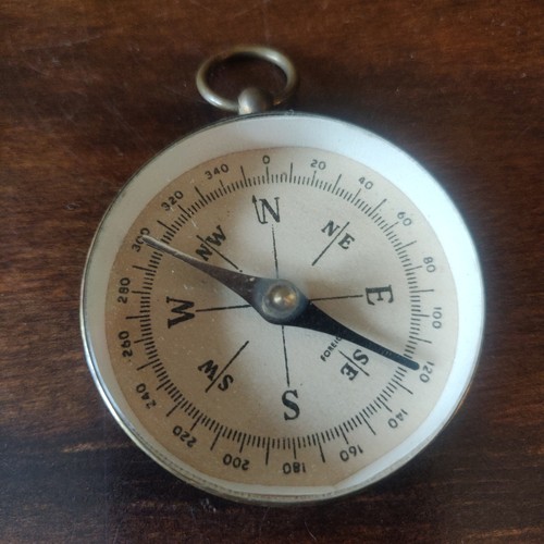 Vintage brass small pocket