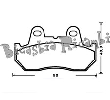 1358 - Front Brake Pads Honda