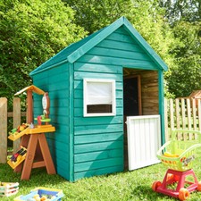 Cerland Marina Outdoor Wooden Playhouse 4 x 4 Pressure Treated Floor Included