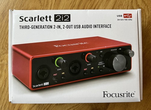 Focusrite scarlett 2i2 - focusrite, (3rd