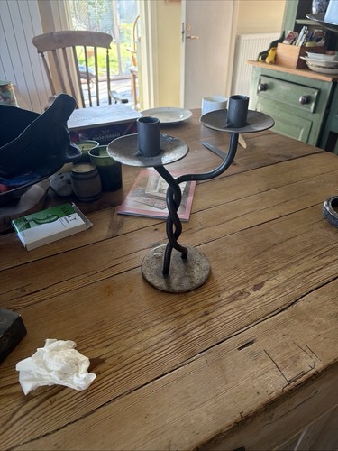 Metal candelabra arm - metal,