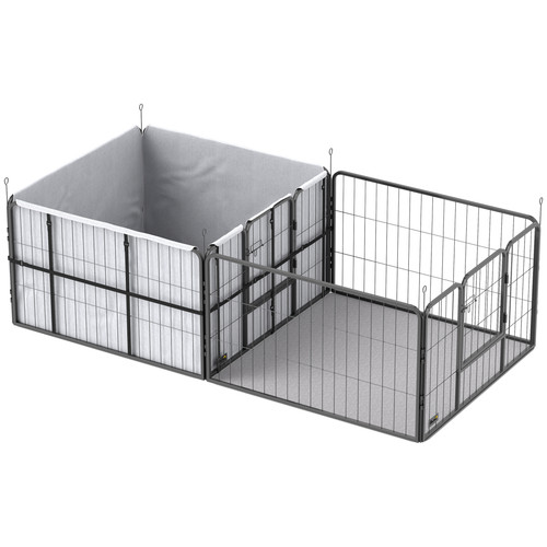Pawhut panel whelping box - pawhut,