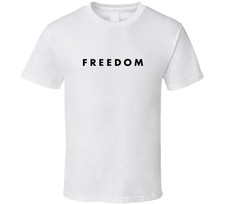 Freedom Charlie Kirk White T Shirt