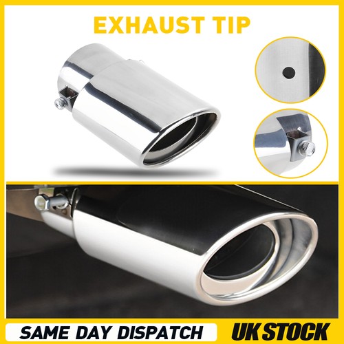 Silver stainless steel exhaust - silver,