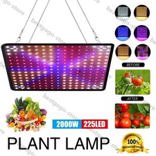 2000W LED Grow Light for Indoor Plants Growing Lamp 225 LED Full Spectrum Lights
