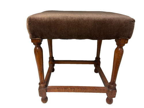 Vintage upholstered wood - upholstered,