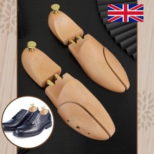 Wood Men's Shoe Stretcher Shoe Trees Shape Real Cedar Wood Pair of UK 8 - 10