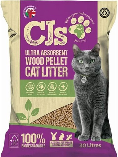 Cat litter wood - cat,