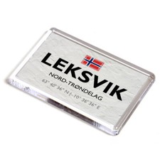 FRIDGE MAGNET - Leksvik -