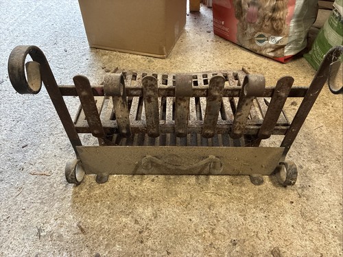 Cast iron fire grate - cast,