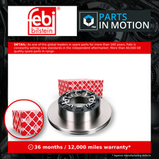 2x CV Brake Discs Pair Solid