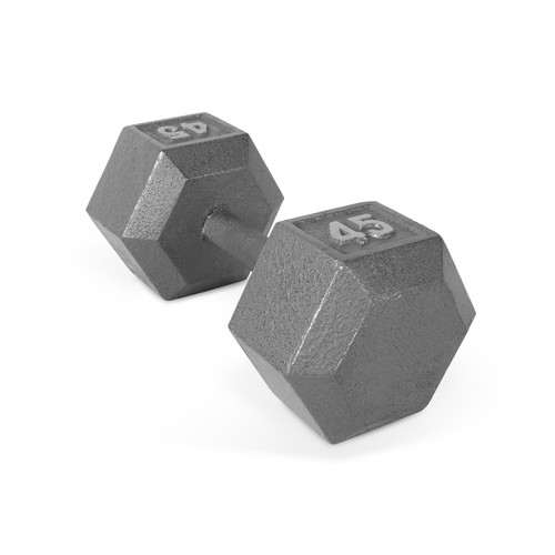 Cap barbell 45lb cast - 45lb, iron
