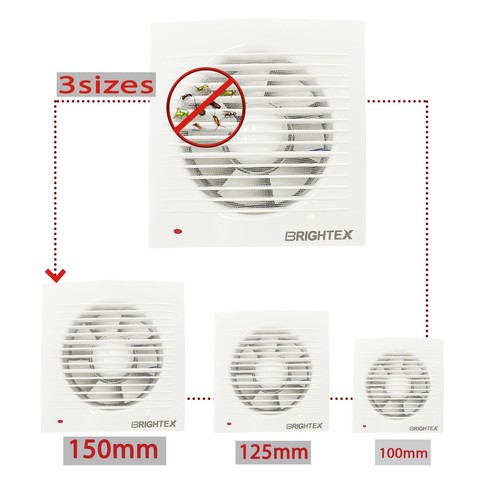 Silent bathroom extractor fan - silent,