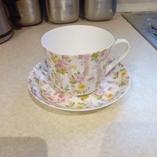 Large Breakfast Cup & Saucer