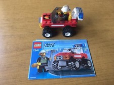 Lego City (7241) Fire Car/Fire Truck/ Fire Jeep Excellent Condition 