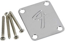 Fender 4-Bolt Vintage-Style Neck Plate "F" (Chrome) 