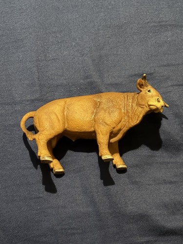 Schleich brown red rodeo bull - brown/,