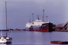 1979 Albright Explorer & Pioneer Shipping Ship Boat 35mm Original Slide Ref 413