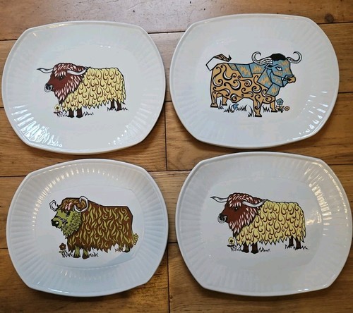 Set four vintage retro - four,