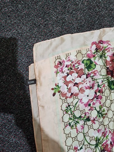 Gucci pink floral silk - floral,