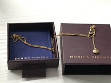 Monica Vinader Gold Plated  40cm 1 6 “ Chain Necklace 