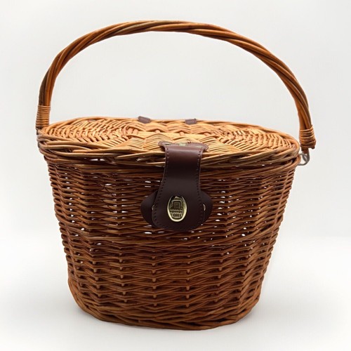 Bike cycling wicker basket - cycling,